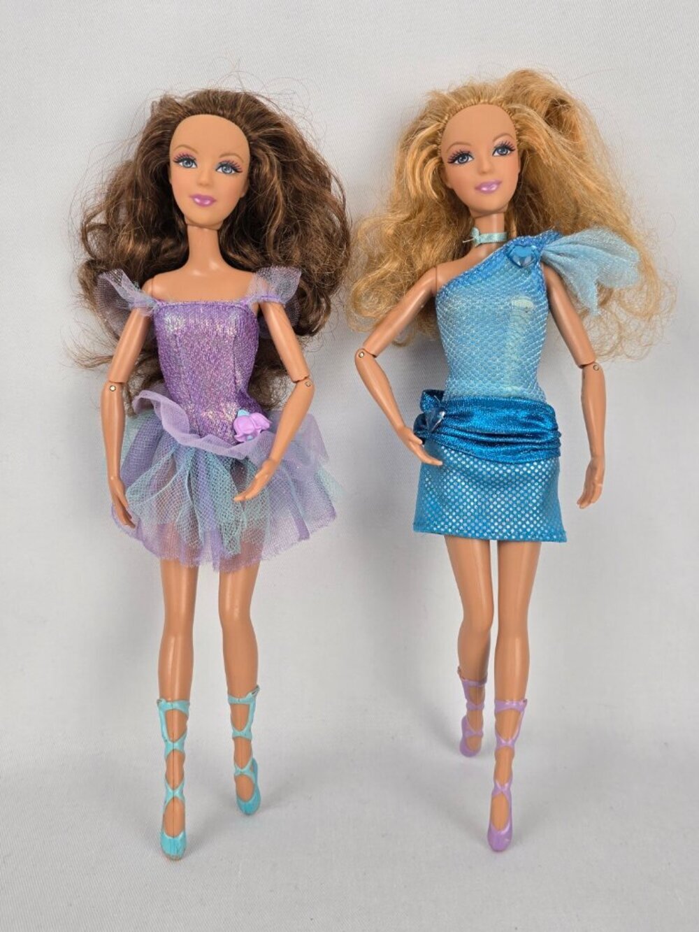 Barbie 12 Dancing Princesses Isla Doll & Fashion Doll Lot Articulated Mattel
